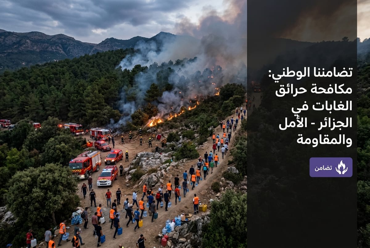 Image mise en avant - ‏حرائق الغابات في الجزائر: كيف تشارك في جهود التضامن الوطني بأمان وفعالية