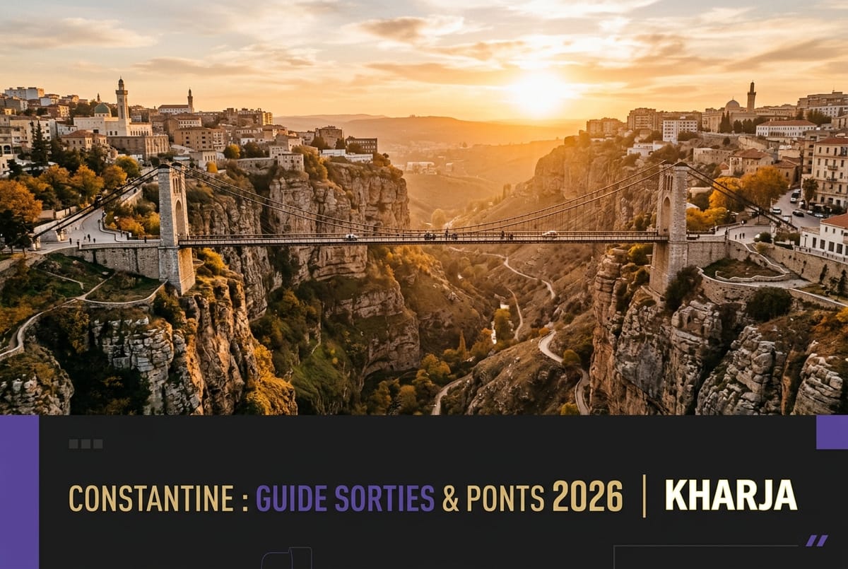 Constantine : Guide des sorties, ponts et patrimoine 2026
