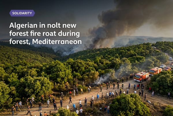 Image mise en avant - Wildfires in Algeria: How to Join the National Solidarity Effort
